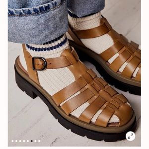 Free People Fisherman Sandals Womens 8